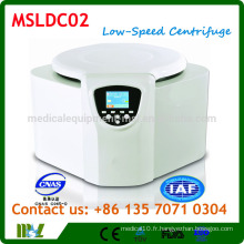 MSLDC02 Table-Type Centrifugeuse à basse vitesse / centrifugeuse à basse vitesse à banc fixe
